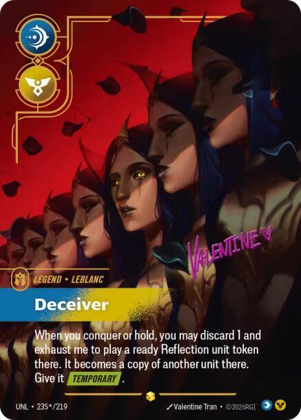 LeBlanc - Deceiver (Signature) 235*/219 RFTB3