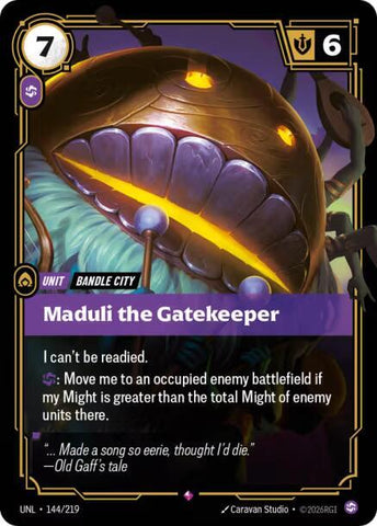 Maduli the Gatekeeper 144/219 RFTB3
