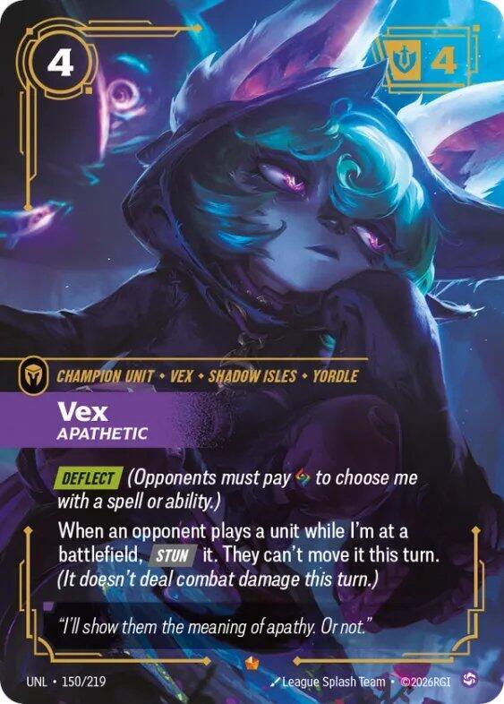 Vex, Apathetic - Unleashed (UNL)