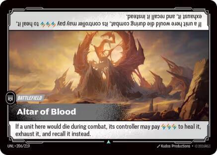 Altar of Blood 206/219 RFTB3