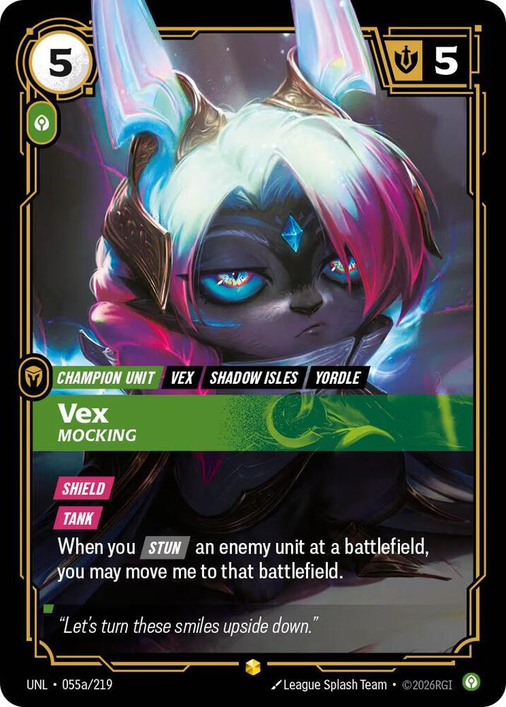 Vex - Mocking (Alternate Art) 055a/219 RFTB3