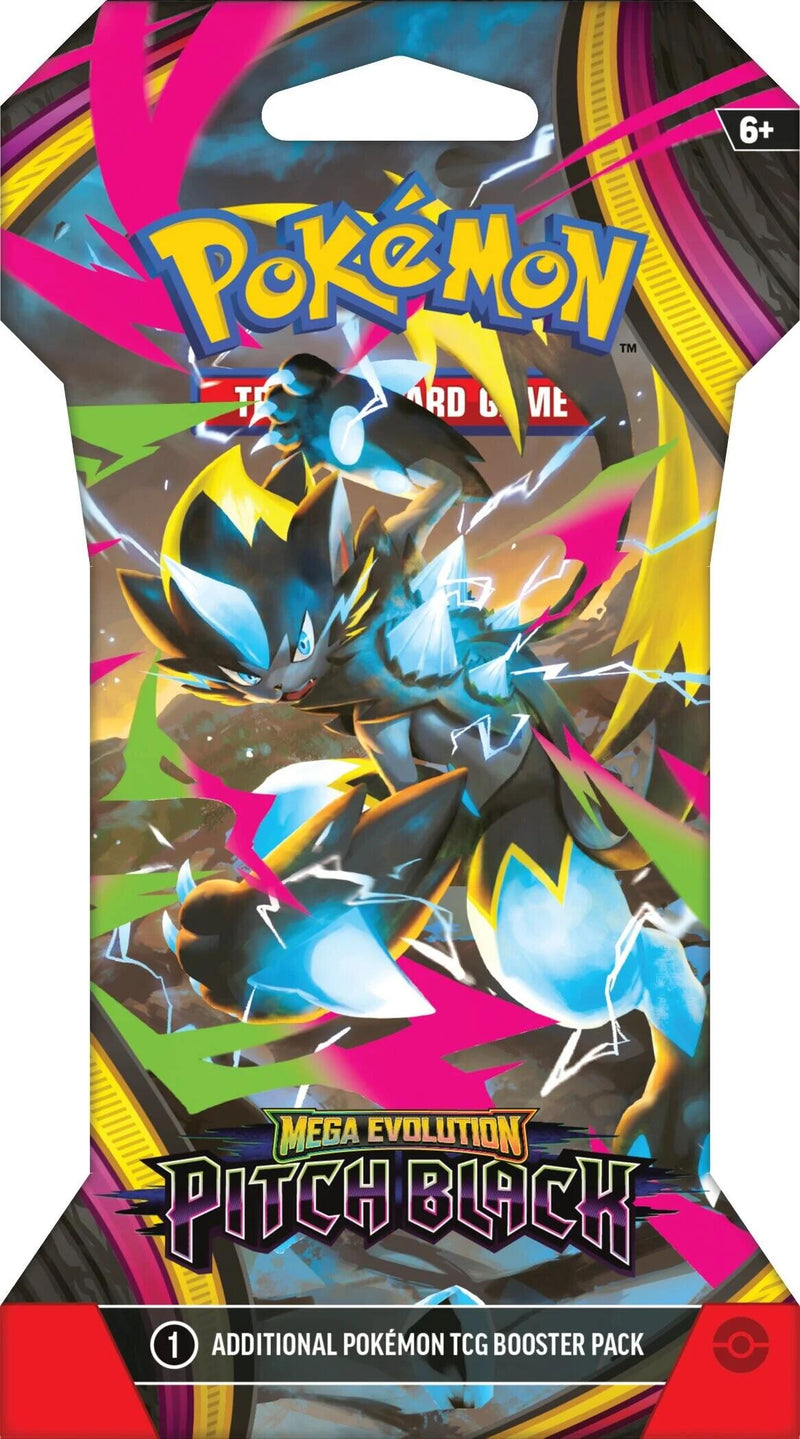 Mega Evolution: Pitch Black - Sleeved Booster Pack PRE-ORDER Releases 7.17