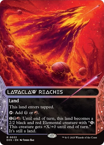 Lavaclaw Reaches (0022) (Borderless) [Edge of Eternities: Stellar Sights]