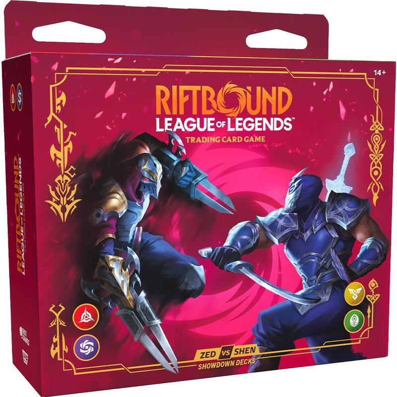 Riftbound Vendetta - Showdown Decks: Zed vs Shen RFTB4 PRE-ORDER Releases 7.31