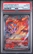 Team Rocket's Moltres ex (Stamped) 229/182 Destined Rivals PSA 10 152488161