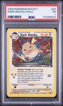 Dark Raichu - Holo 83/82 Team Rocket PSA 1 172395633