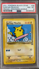 Surfing Pikachu 28 WOTC Black Star Promo League PSA 8 60385585