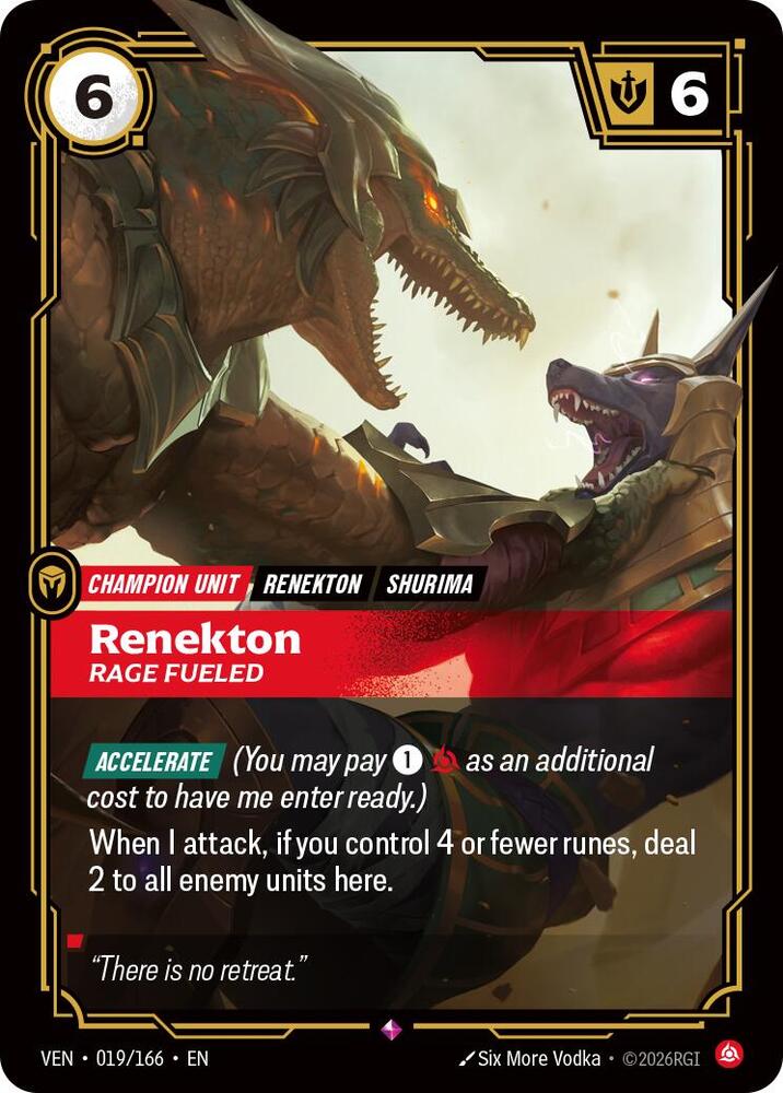 Renekton - Rage Fueled 019/166 RFTB4