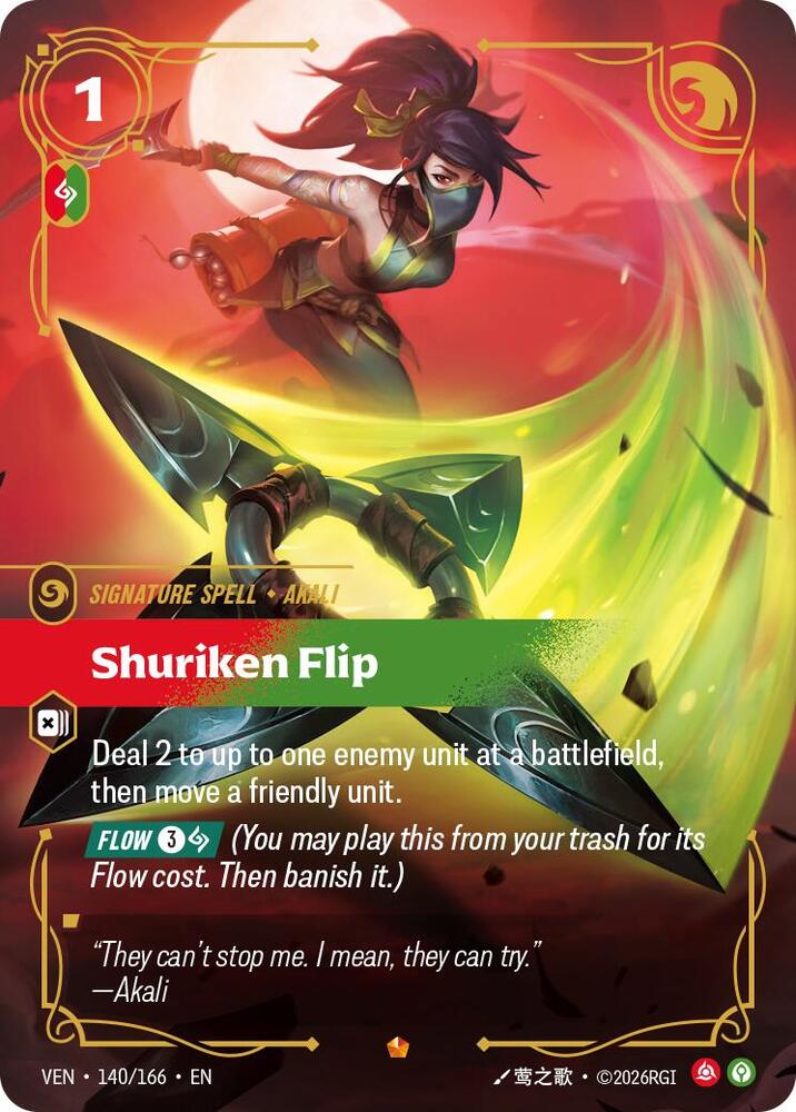 Shuriken Flip 140/166 RFTB4