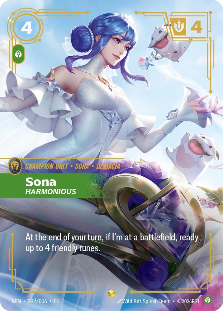 Sona - Harmonious (Showcase) SP2/006 RFTB4