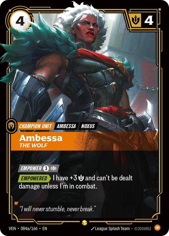 Ambessa, The Wolf (Alternate Art) - Vendetta (VEN)