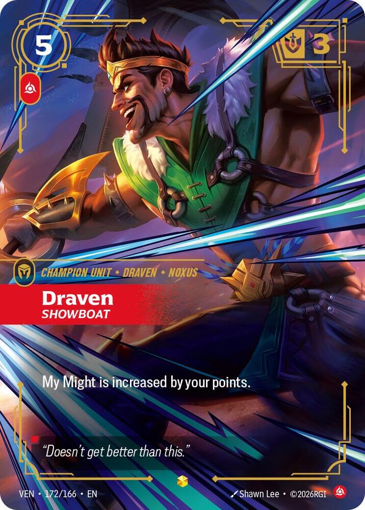 Draven - Showboat (Overnumbered) 172/166 RFTB4
