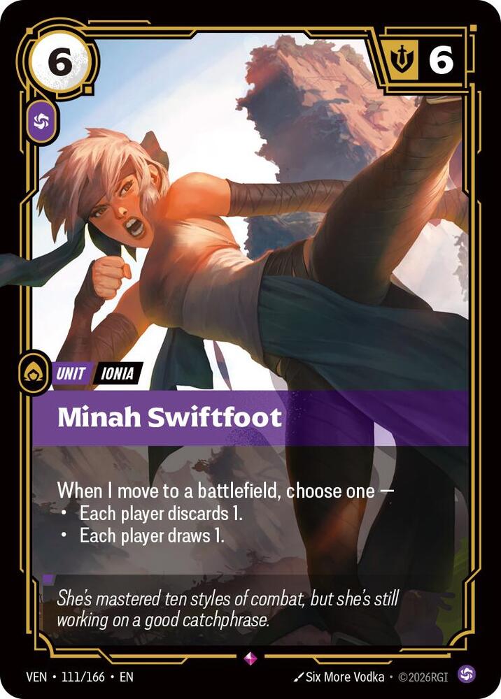 Minah Swiftfoot 111/166 RFTB4