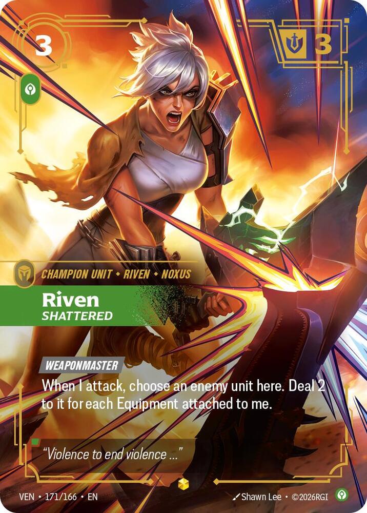 Riven, Shattered (Overnumbered) - Vendetta (VEN)