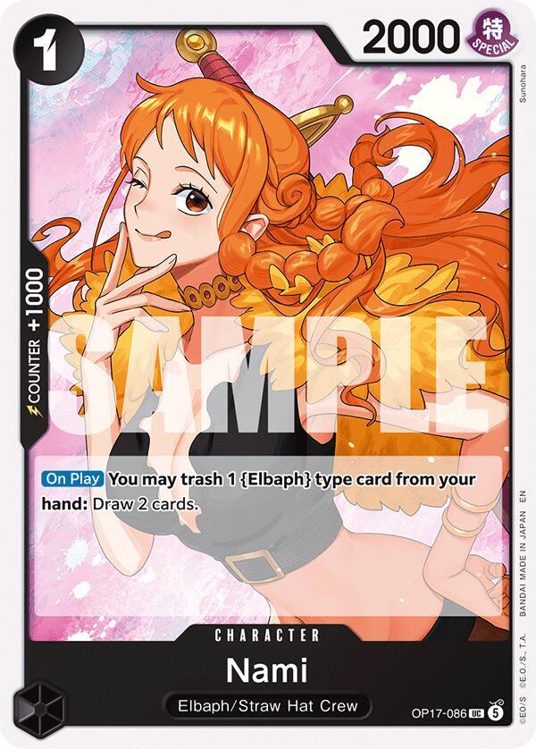 Nami (086) - The World's Strongest Warriors (OP17)