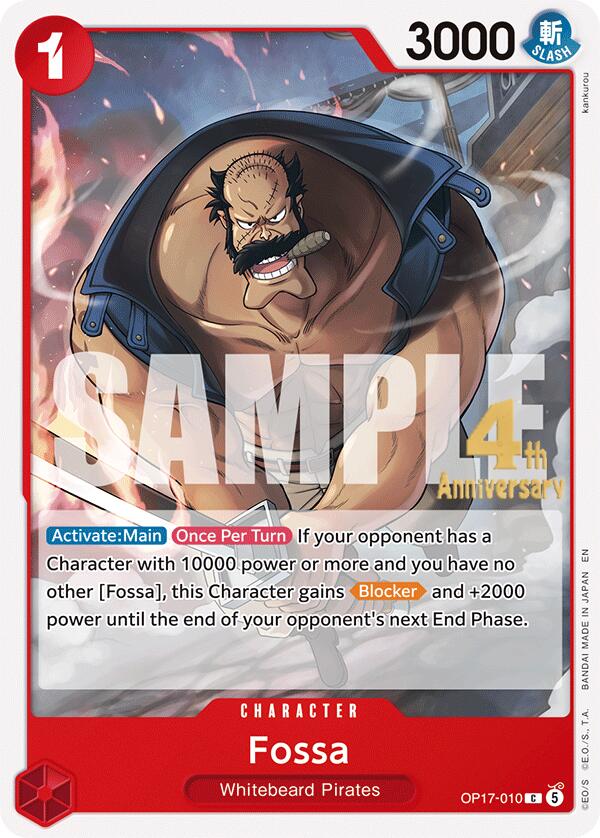 Fossa [The World's Strongest Warriors Release Event Cards]