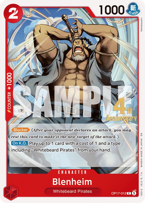 Blenheim [The World's Strongest Warriors Release Event Cards]
