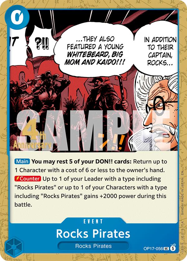 Rocks Pirates [The World's Strongest Warriors Release Event Cards]