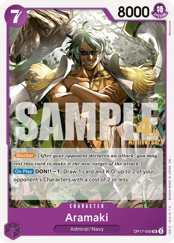 Aramaki [The World's Strongest Warriors Release Event Cards]