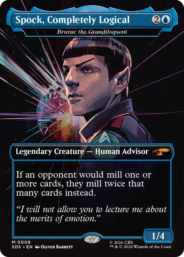 Spock, Completely Logical - Bruvac the Grandiloquent (Borderless) [Star Trek: Stardates]