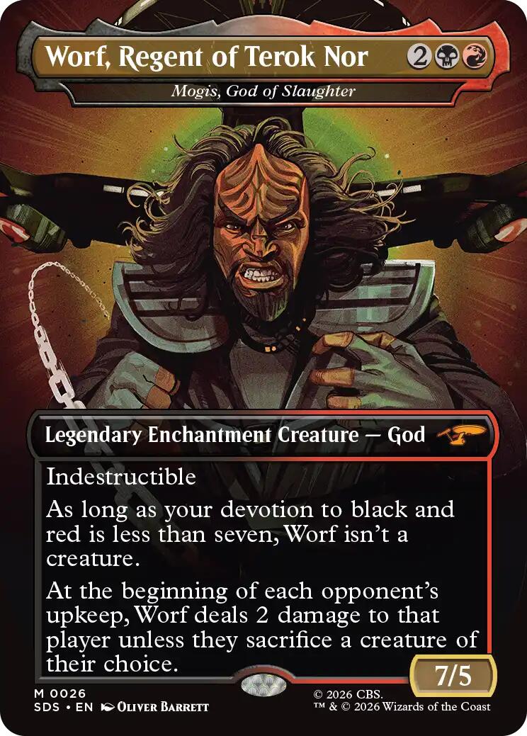 Worf, Regent of Terok Nor - Mogis, God of Slaughter (Borderless) [Star Trek: Stardates]