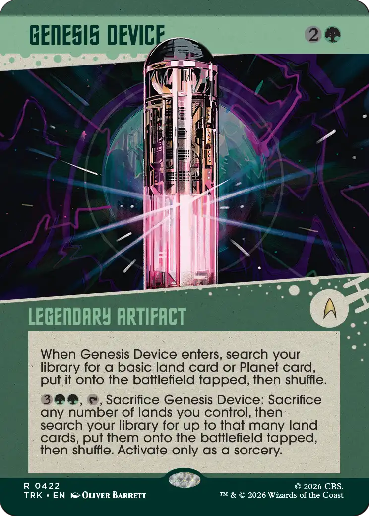 Genesis Device (Showcase) [Star Trek]