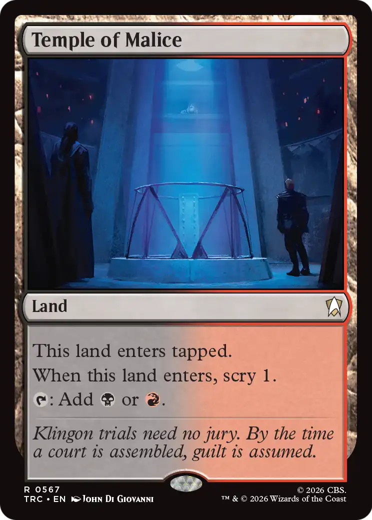 Temple of Malice (Surge Foil) [Star Trek Commander]