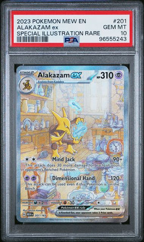 Alakazam ex 201/165 Scarlet & Violet: 151 PSA 10 96555243