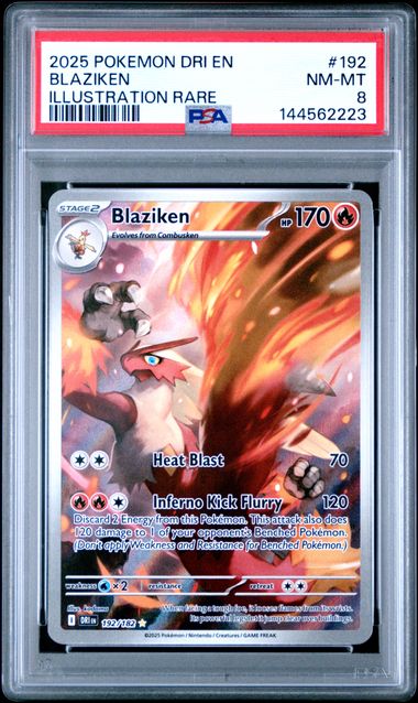 Blaziken 192/182 Destined Rivals PSA 8 144562223