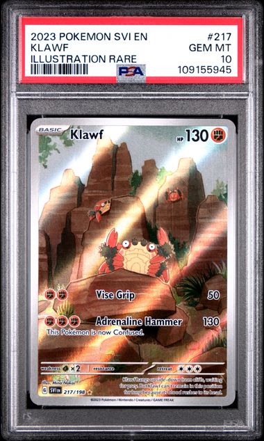 Klawf 217/198 Scarlet & Violet Base Set PSA 10 109155945