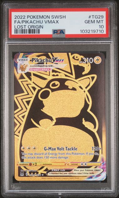 Pikachu VMAX TG29/TG30 Lost Origin PSA 10 103219710