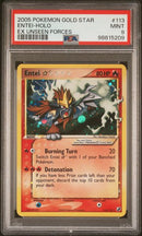 Entei Gold Star 113/115 Unseen Forces PSA 9 98815209