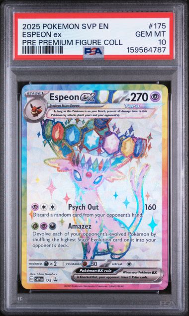 Espeon ex (175) Black Star Promos PSA 10 159564787