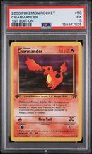 Charmander 50/82 Team Rocket 1st Edition PSA 5 155347035