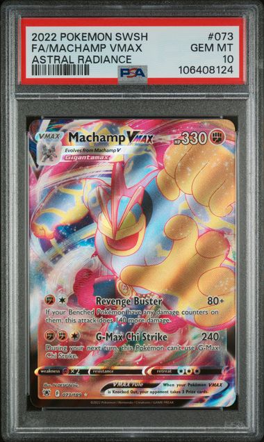 Machamp VMAX 073/189 Astral Radiance PSA 10 106408124