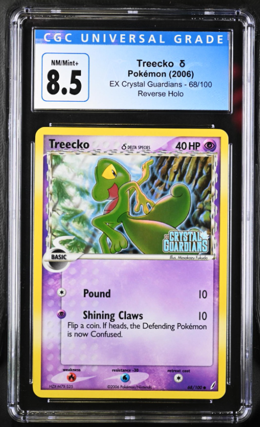 Treecko Delta Species 68/100 Crystal Guardians CGC 8.5 4222884011