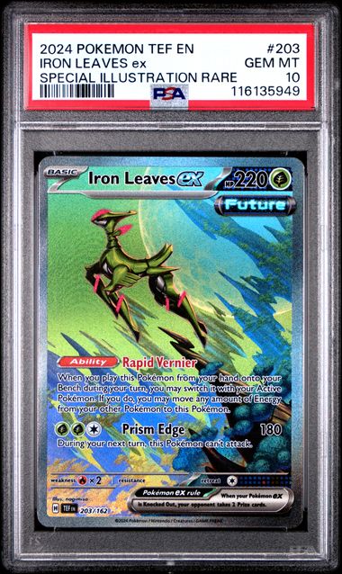 Iron Leaves ex 203/162 Temporal Forces PSA 10 116135949