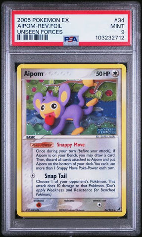 Aipom 34/115 Unseen Forces PSA 9 103232712