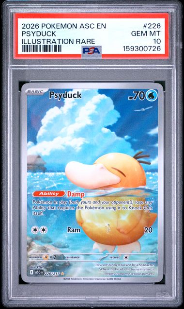Psyduck 226/217 Ascended Heroes PSA 10 159300726