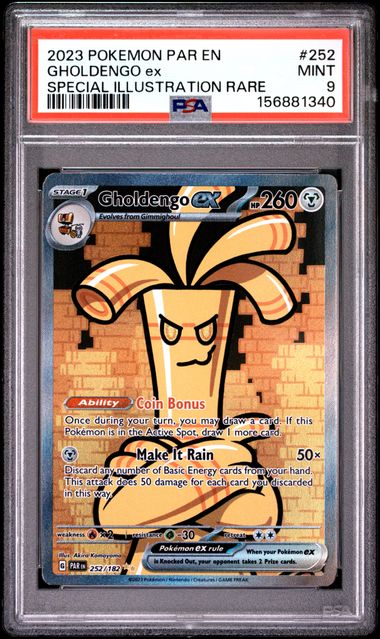 Gholdengo 252/182 Paradox Rift PSA 9 156881340
