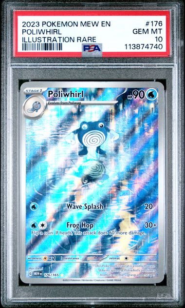 Poliwhirl 176/165 S&V: 151 PSA 10 113874740