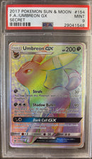 Umbreon GX 154/149 Sun & Moon Base Set Secret PSA 9 29041548