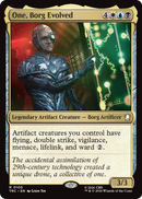 One, Borg Evolved (Surge Foil) [Star Trek Commander]
