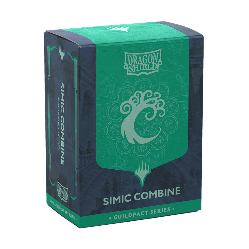 Dragon Shield: Standard 100ct Art Sleeves - Simic Combine