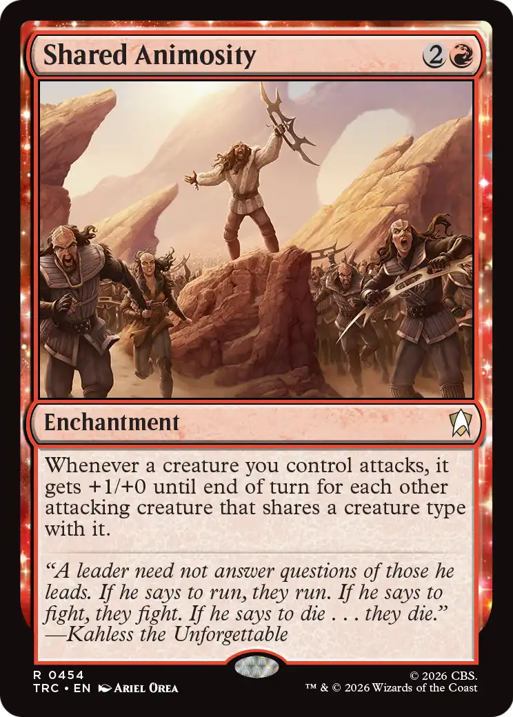 Shared Animosity (Surge Foil) [Star Trek Commander]
