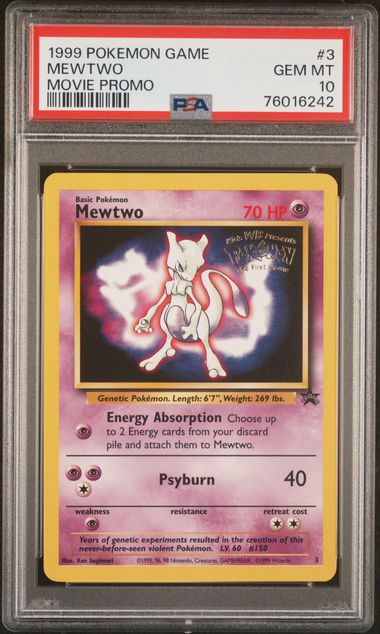 Mewtwo Movie Promo (3) PSA 10 76016242