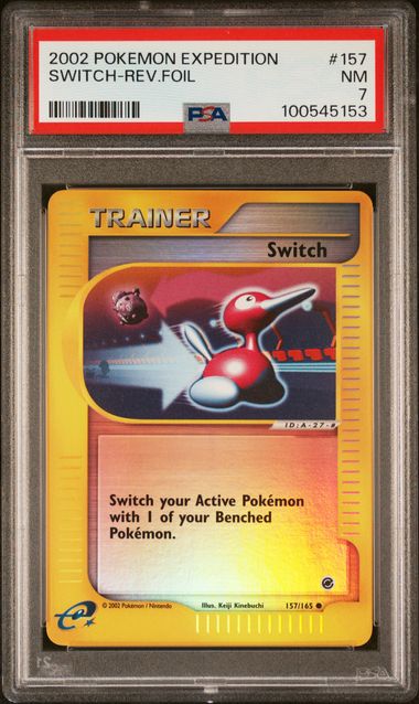 Switch - Reverse Holo 157/165 Expedition PSA 7 100545153