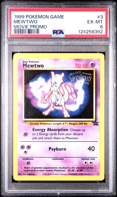 Mewtwo (3) 1999 Movie Promo PSA 6 124258392