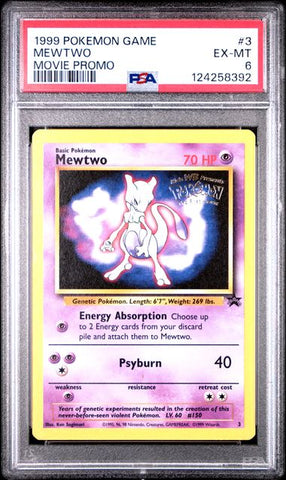 Mewtwo (3) 1999 Movie Promo PSA 6 124258392