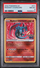 Radiant Charizard Pokemon GO (11/78) PSA 8 156966274